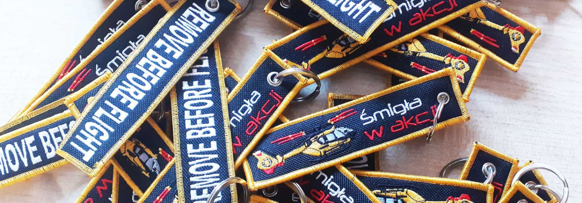 Zawieszki z własnym haftem