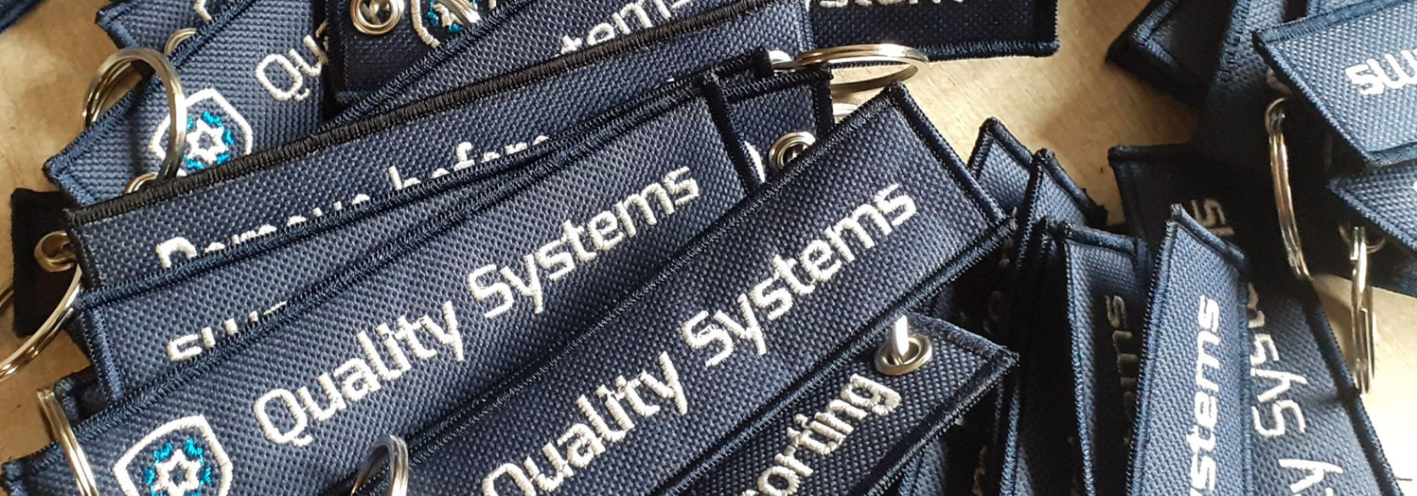 Materiałowe breloki