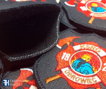 Naszywki straż z rzepem